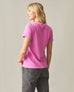 Women's Premium Slub V-Neck Tee - Fiji Flower
